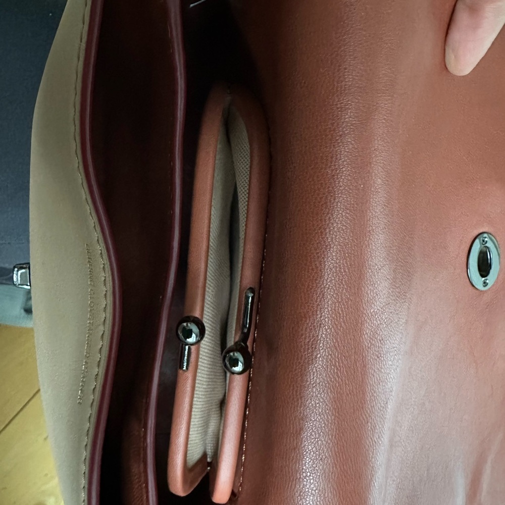 Coach 1941 Dinky Tan/Beige Leather Shoulder Bag - Picture 6 of 10